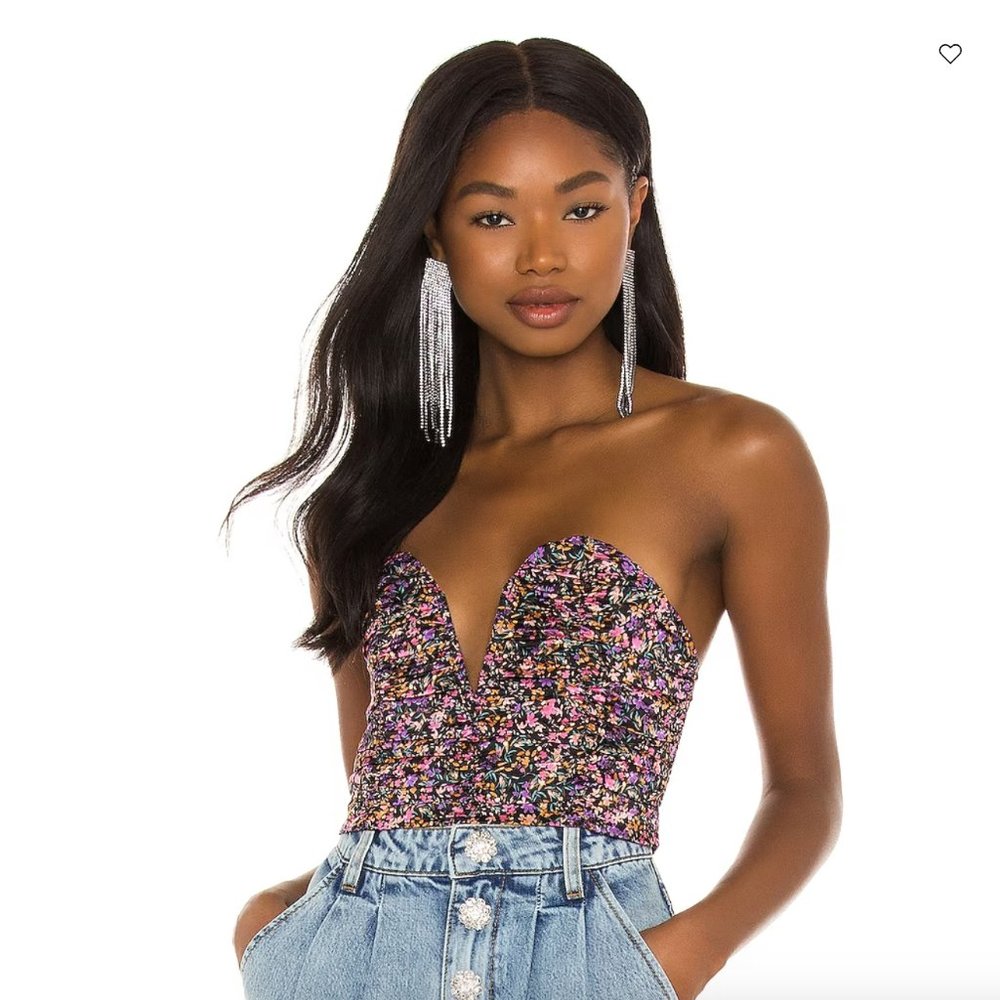 NWT - Crawford Bustier in Crawford Floral
